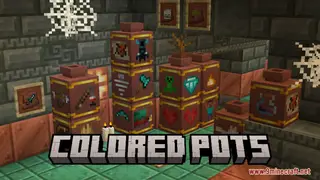 Colored Pots Resource Pack (1.21.1, 1.20.1) – Texture Pack