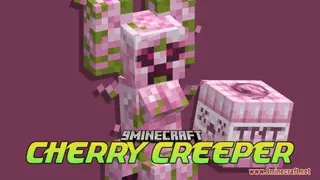 Cherry Creeper Resource Pack (1.21.1, 1.20.1) – Texture Pack