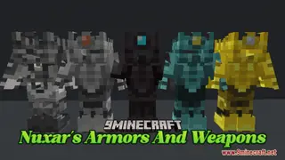 Nuxar´s Armors And Weapons Resource Pack (1.21.1, 1.20.1) – Texture Pack