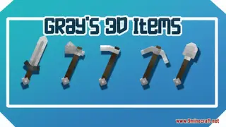 Gray's 3D Items Resource Pack (1.21.1, 1.20.1) – Texture Pack