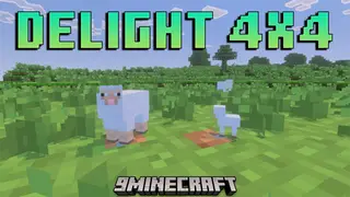 Delight 4×4 Texture Pack (26.x, 1.21) – Boost Game Performance With Simple 4×4 Blocks