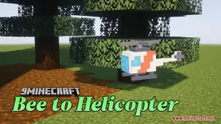 Bee to Helicopter Resource Pack (1.21.1, 1.20.1) – Texture Pack