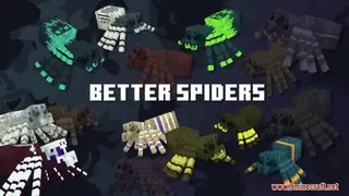 Better Spiders Resource Pack (1.21.1, 1.20.1) – Texture Pack
