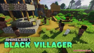 Black Villager Resource Pack (1.21.1, 1.20.1) – Texture Pack