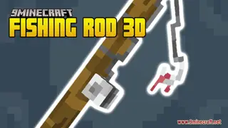 Fishing Rod 3D Resource Pack (1.21.1, 1.20.1) – Texture Pack