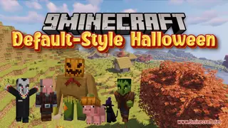 Default-Style Halloween Resource Pack (1.21.1, 1.20.1) – Texture Pack