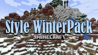 Default-Style Winter Resource Pack (1.21.1, 1.20.1) – Texture Pack