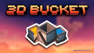 Better 3D Bucket Resource Pack (1.21.1, 1.20.1) – Texture Pack