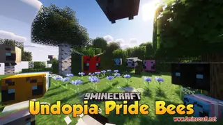 Undopia Pride Bees Resource Pack (1.21.1, 1.20.1) – Texture Pack