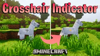 Crosshair Indicator Texture Pack (26.x, 1.21) – Red Crosshair For Perfect Combat Timing