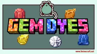 Gem Dyes Resource Pack (1.21.1, 1.20.1) – Texture Pack