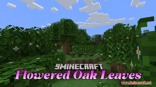 Flowered Oak Leaves Resource Pack (1.21.1, 1.20.1) – Texture Pack