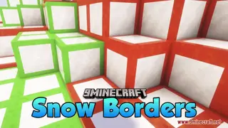 Snow Borders Resource Pack (1.21.1, 1.20.1) – Texture Pack