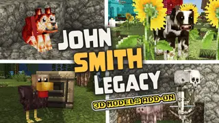 John Smith Legacy 3D Models Addon Pack (1.21.1, 1.20.1) – Texture Pack