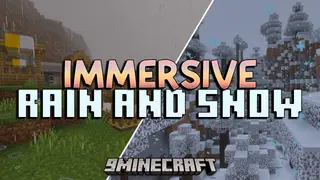 Immersive Rain And Snow Texture Pack (26.x, 1.21) – Realistic Weather Effects