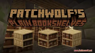 Plain Leathery Bookshelves Resource Pack (1.21.1, 1.20.1) – Texture Pack