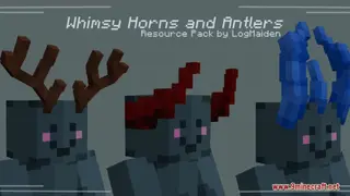 Whimsy Horns and Antlers Resource Pack (1.21.1, 1.20.1) – Texture Pack