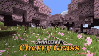 Cherry Grass Resource Pack (1.21.1, 1.20.1) – Texture Pack