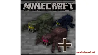 Spider Diversity Resource Pack (1.21.1, 1.20.1) – Texture Pack