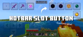 Hotbar Slot Button Texture Pack (26.x, 1.21) – MCPE/Bedrock
