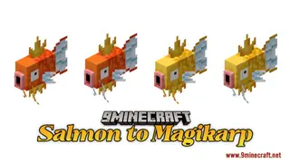 Salmon to Magikarp Resource Pack (1.21.1, 1.20.1) – Texture Pack