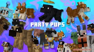 Party Pups Resource Pack (1.21.1, 1.20.1) – Texture Pack