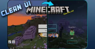 Clean UI Pack (26.x, 1.21) – MCPE/Bedrock