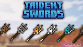 Trident Swords Resource Pack (1.21.1, 1.20.1) – Texture Pack