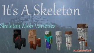 It's A Skeleton Resource Pack (1.21.1, 1.20.1) – Texture Pack