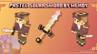 Cute Pastel Solar Sword Resource Pack (1.21.1, 1.20.1) – Texture Pack