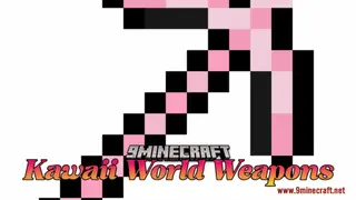 Kawaii World Weapons Resource Pack (1.21.1, 1.20.1) – Texture Pack