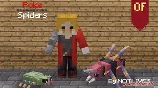 Poke Spiders Resource Pack (1.21.1, 1.20.1) – Texture Pack