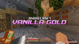Vanilla Gold Resource Pack (1.21.1, 1.20.1) – Texture Pack