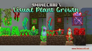 Visual Plant Growth Resource Pack (1.21.1, 1.20.1) – Texture Pack
