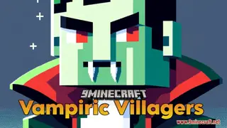 Vampiric Villagers Resource Pack (1.21.1, 1.20.1) – Texture Pack