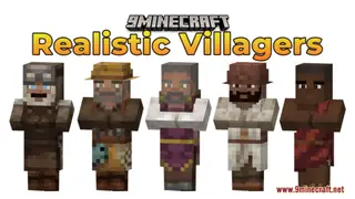 Realistic Villagers Resource Pack (1.21.1, 1.20.1) – Texture Pack
