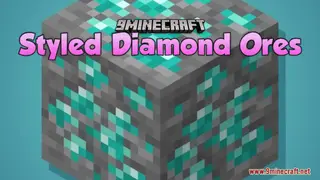 Styled Diamond Ores Resource Pack (1.21.1, 1.20.1) – Texture Pack
