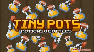 Tiny Potions & Bottles Resource Pack (1.21.1, 1.20.1) – Texture Pack