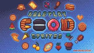 Roleplay Food Sprites Resource Pack (1.21.1, 1.20.1) – Texture Pack