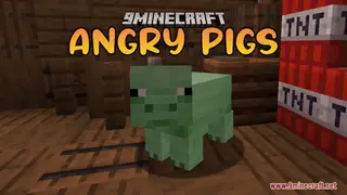 Angry Pigs Resource Pack (1.21.1, 1.20.1) – Texture Pack