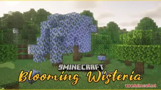 Blooming Wisteria Resource Pack (1.21.1, 1.20.1) – Texture Pack