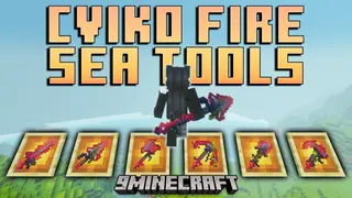 Cviko Fire Sea Tools Texture Pack (26.x, 1.21) – Wield Colorful Custom Weapons And Spears