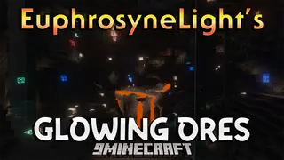 EuphrosyneLights Glowing Ores Texture Pack (26.x, 1.21) – Spot Glowing Ores In Dark Caves