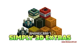 Simply 3D Extras Resource Pack (1.21.1, 1.20.1) – Texture Pack