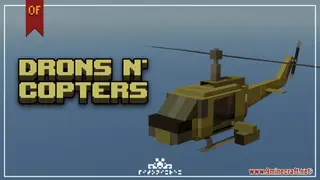 Drons n' Copters Resource Pack (1.21.1, 1.20.1) – Texture Pack
