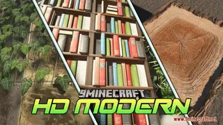 HD Modern Ressource Pack (1.21.1, 1.20.1) – Texture Pack