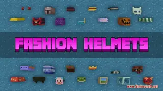 Fashion Helmets Resource Pack (1.21.1, 1.20.1) – Texture Pack