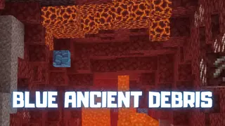 Blue Ancient Debris Texture Pack (1.21) – MCPE/Bedrock