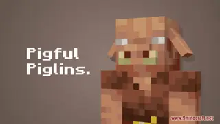 Pigful Piglins Resource Pack (1.21.1, 1.20.1) – Texture Pack