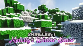 Melody's Winter Snow Resource Pack (1.21.1, 1.20.1) – Texture Pack